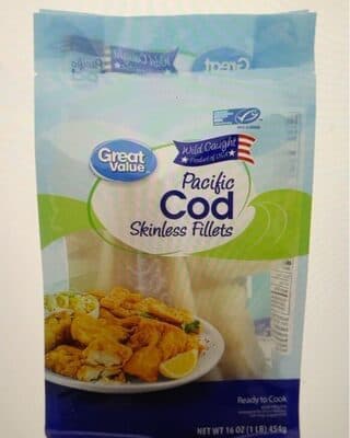 Pacific Cod skinless fillets