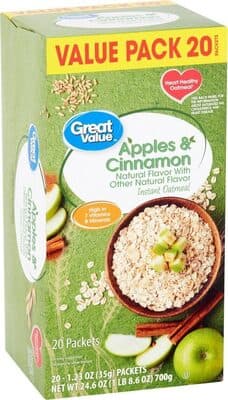 Apples & Cinnamon Flavored Instant Oatmeal