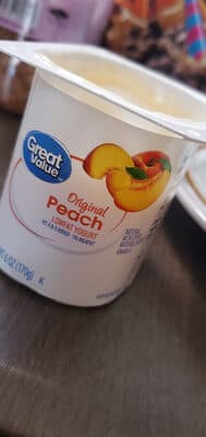 Peach Original Lowfat Yogurt