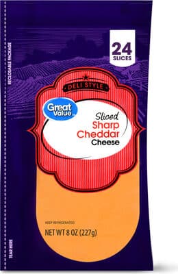 Sharp Cheddar Deli Style Sliced Cheese