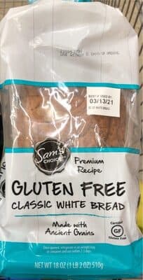 Gluten Free Classic White Bread