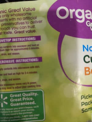 Organic No Salt Added Cut Green Beans