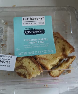 Cinnamon Marble Pound Cake