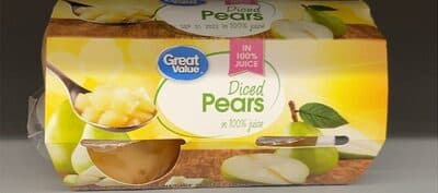 Diced Pears In 100% Juice