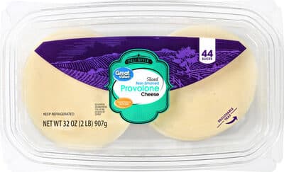 Not Smoked Provolone Sliced Cheese