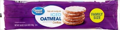 Iced Oatmeal Cookies