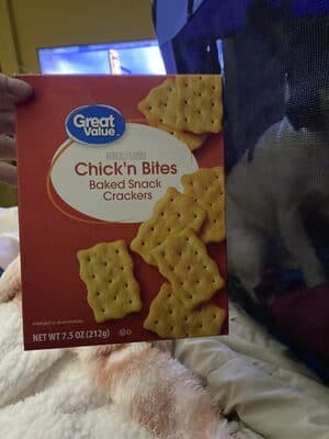 Chick'n Bites Flavored Baked Snack Crackers