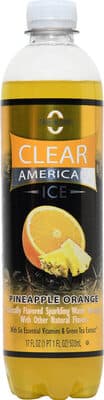 Pineapple Orange Flavored Sparkling Water Beverage