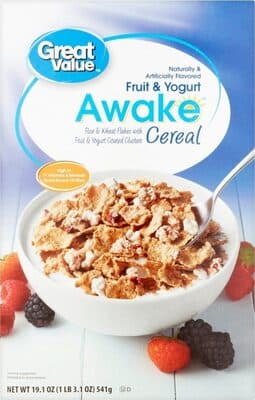 Fruit & Yogurt Crispy Rice and Wheat Cereal with Oat and Naturally Fruit Flavored Clusters and Yogurt Flavored Coated Clusters