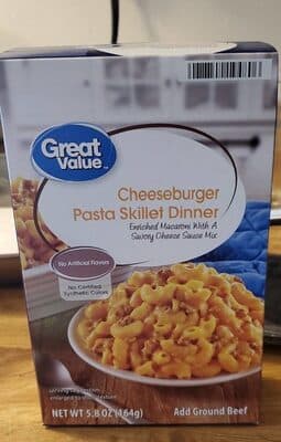 Cheeseburger Pasta Skillet Dinner