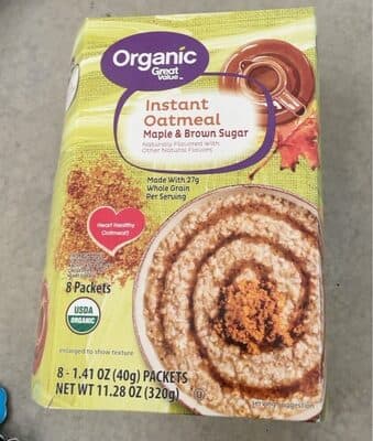 Instant Oatmeal-Maple and Brown Sugar