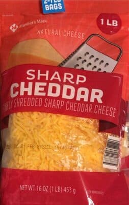 Sharp Cheddar Finely Shredded Cheese