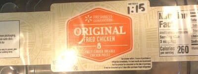 Original Fully-Cooked Breaded Fried Chicken Pieces