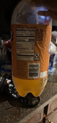 Orangette Flavored Soda, Orange