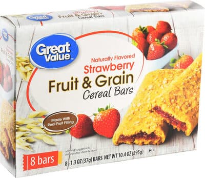 Strawberry Flavored Fruit & Grain Bars