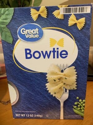 Bowties, Enriched Macaroni Product