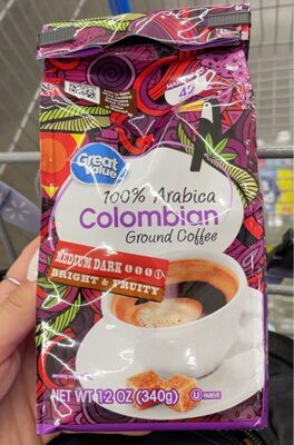 100% Arabica Colombian Ground Coffee