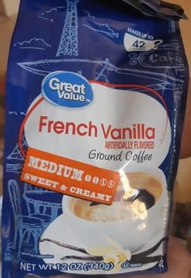 French Vanilla Ground Coffee Medium Sweet & Creamy