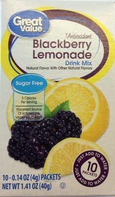 Blackberry Lemonade Flavor Drink Mix
