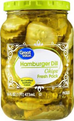 Hamburger Dill Chips Pickles