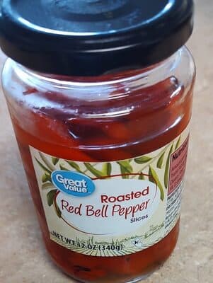 Roasted Red Bell Pepper Slices
