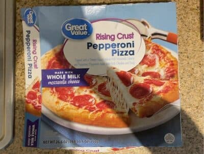 Pepperoni Topped with Tomato Sauce, Whole Milk Mozzarella Cheese and Rising Crust Pizza