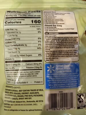 Great Value Sliced Almonds