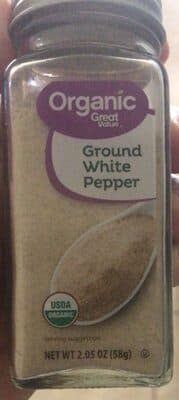 Organic Ground White pepper