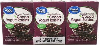 Chocolate Flavored Cocoa Yogurt Raisins