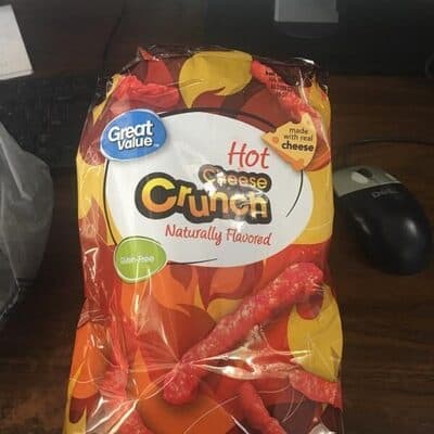 Hot Cheese Crunch Flavored Snacks
