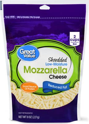Shredded Reduced Fat Mozzarella Cheese
