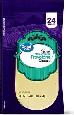 Not Smoked Provolone Deli Style Sliced Cheese