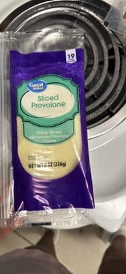 Non-Smoked Provolone Deli Style Thinly Sliced Cheese