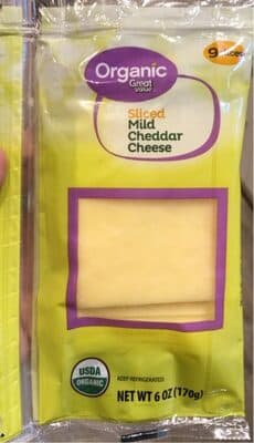 Sliced Mild Cheddar Cheese