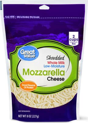 Mozzarella Whole Milk Low-Moisture Shredded Cheese