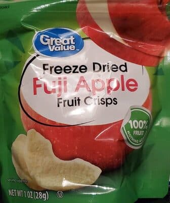 Fuji Apple Freeze Dried Fruit Crisps