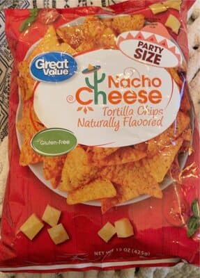 Nacho Cheese Flavored Tortilla Chips