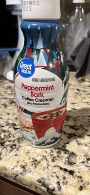 Peppermint Bark Flavored Coffee Creamer