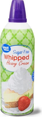 Sugar-Free Whipped Heavy Cream