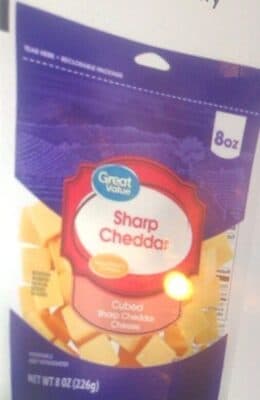 Cubed Cheese, Sharp Cheddar