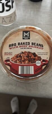 BBQ BAKED BEANS WITH BRISKET