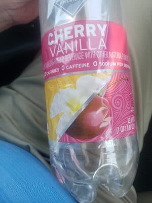 Cherry Vanilla Flavored Sparkling Water Beverage