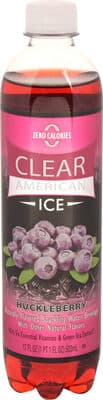 Huckleberry Flavored Sparkling Water Beverage