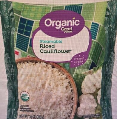 Organic Steamable Riced Cauliflower