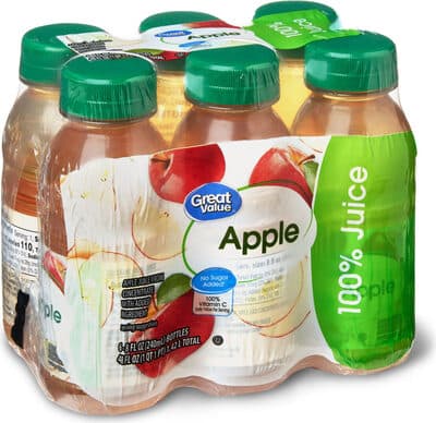100% Apple Juice From Concentrate