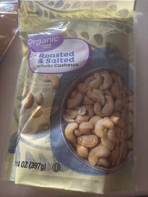 Whole Cashews, Roasted & Salted