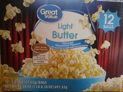Light Butter Flavored Microwave Popcorn