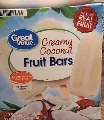Creamy Coconut Fruit Bars