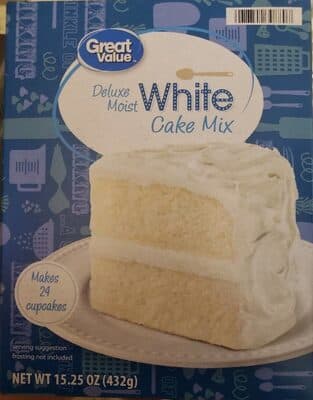 White Deluxe Moist Cake Mix