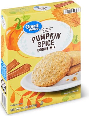 Pumpkin spice cookie mix